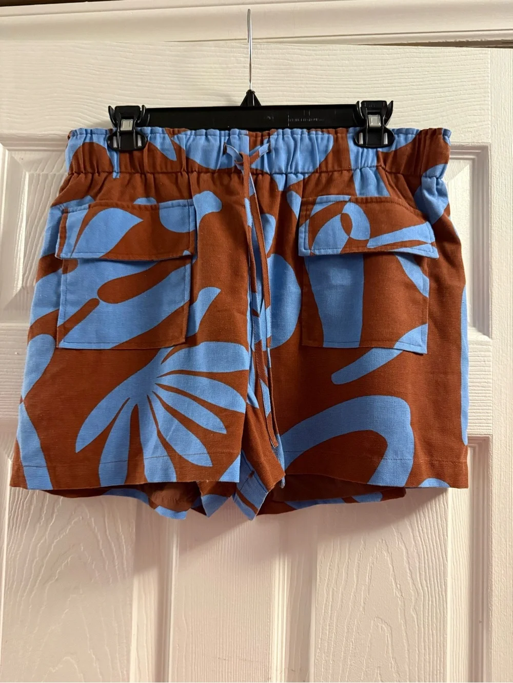 🆕 Carole Christian Linen Blend Matching Short Set Large